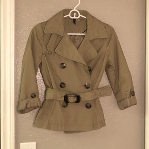 H&M mini trench coat